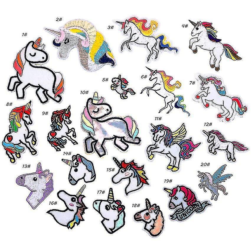 Unicorn Embroidery Cloth Patch Full Computer Embroidery