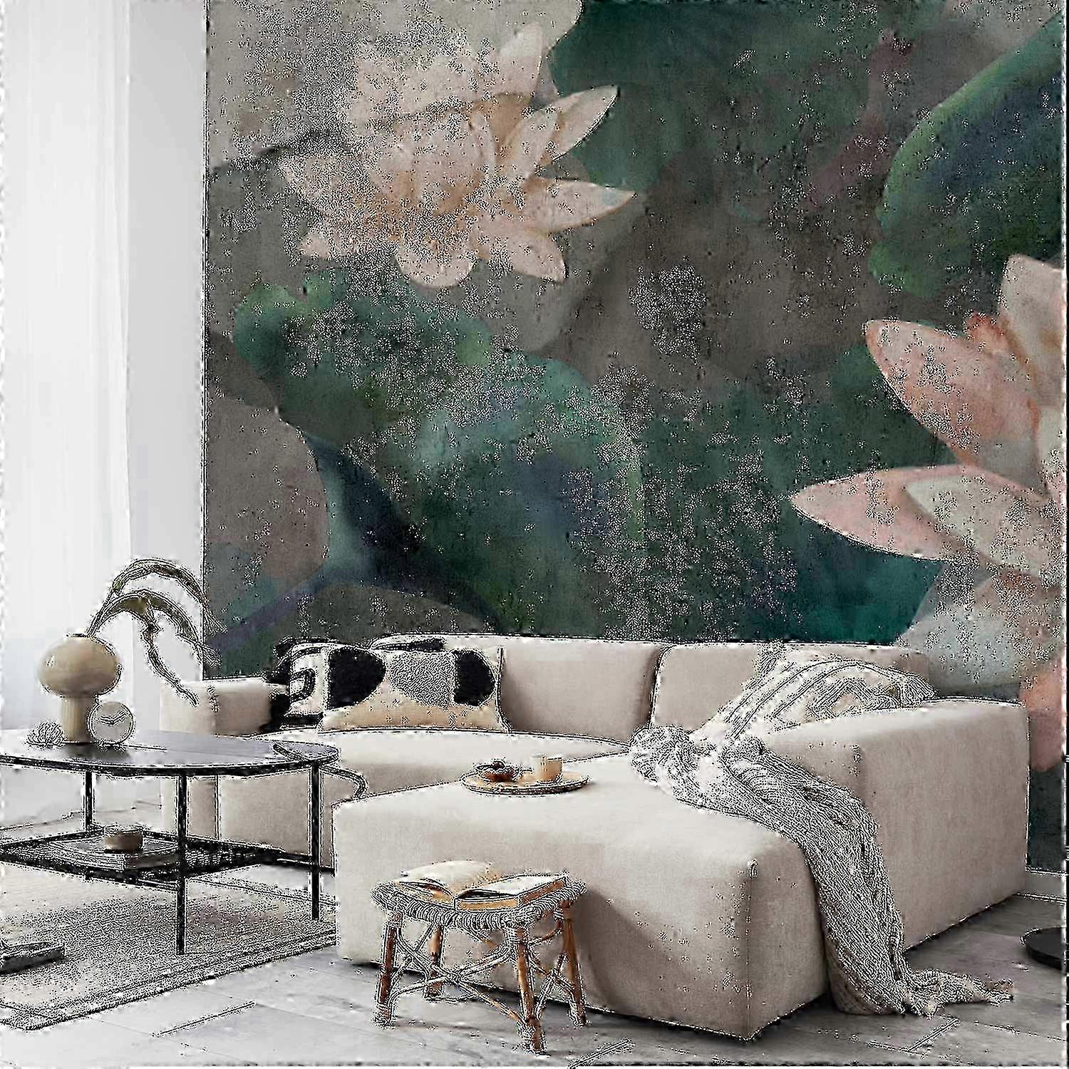 Mural de Parede Autoadesivo - Lagoa Lilás