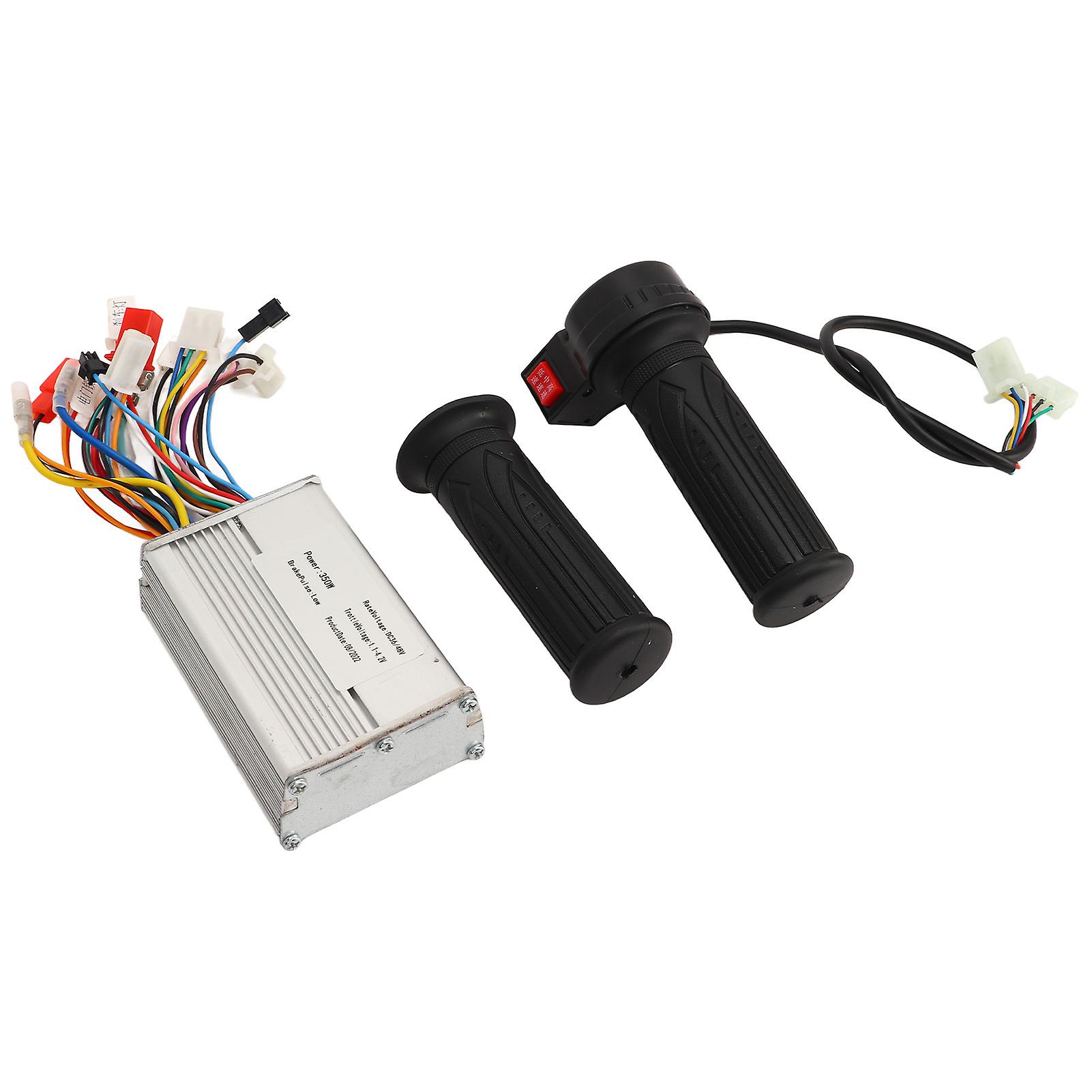 Motor Speed Controller Throttle Twist Grips DC Brushless Control Box 3 Level Adjustable Scooter Equipment 36 48V 350W