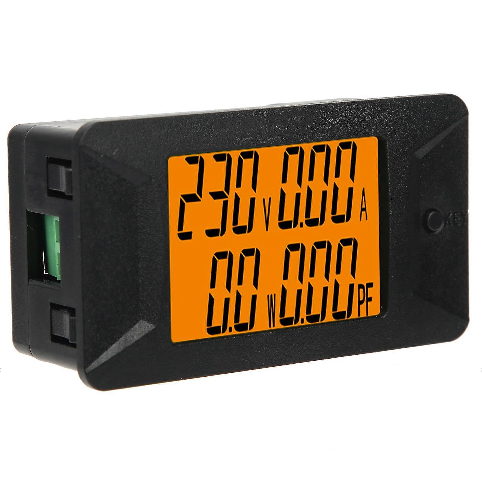 PZEM-028 AC Digital Meter Voltmeter Ammeter 0~100A/400V Power Factor Meter AC110-220V