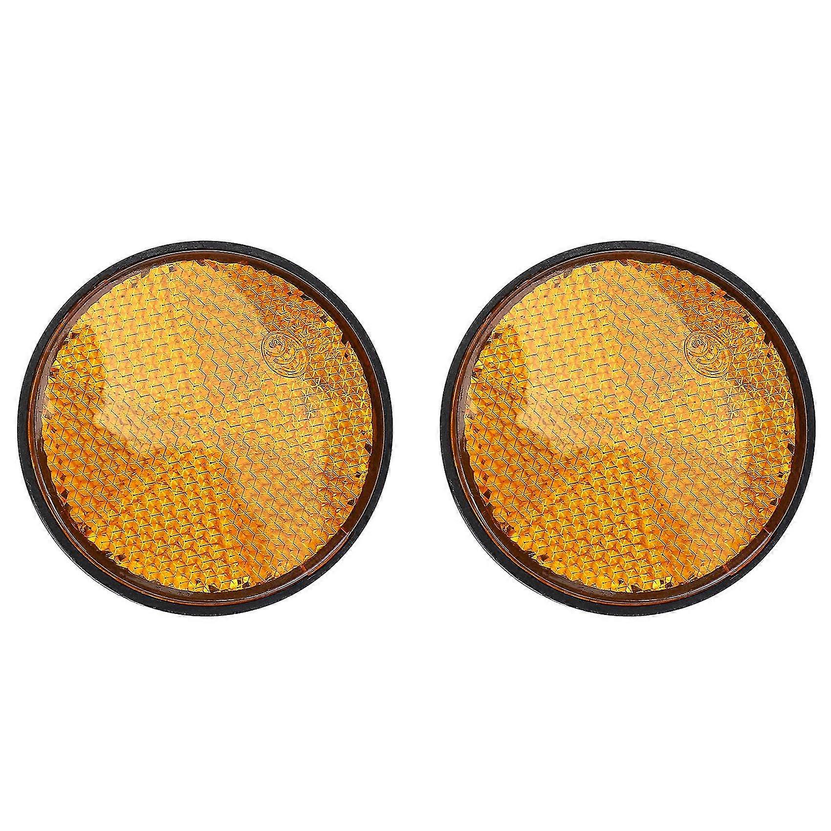 2 db 2"-os kerek narancssárga reflektor univerzális motorkerékpárhoz, ATV-hez, terepmotorhoz