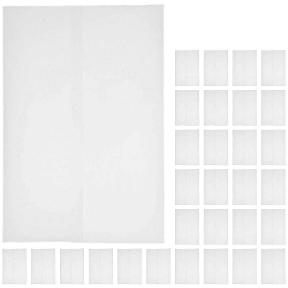 50Pcs Invitation Card Parchment Jackets Cards Envelopes Blank Envelopes Translucent Envelopes