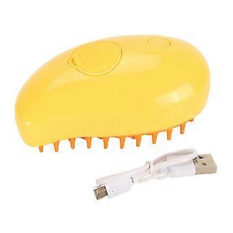 Brosse à vapeur pour chat, anti-poils volants, autonettoyante, rechargeable, pour massage