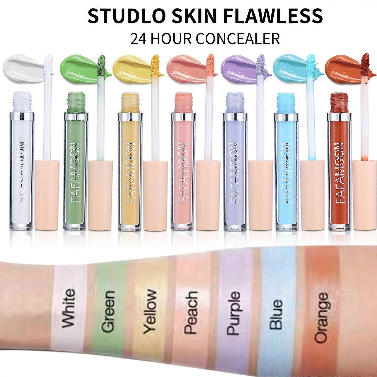 2pcs Farbkorrektur Liquid Concealer Isolation, Dark Circle Corrector, Full Coverage Concealer Farbkorrektor