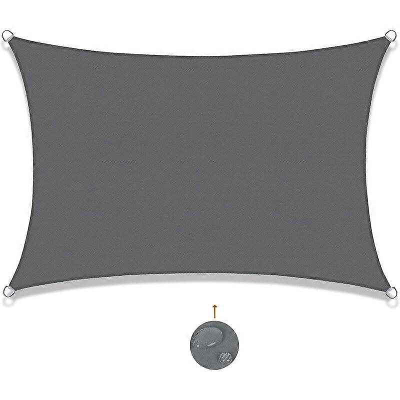 Rectangular Shade Sail 2.5x3m Waterproof Shade Cloth UV Protection