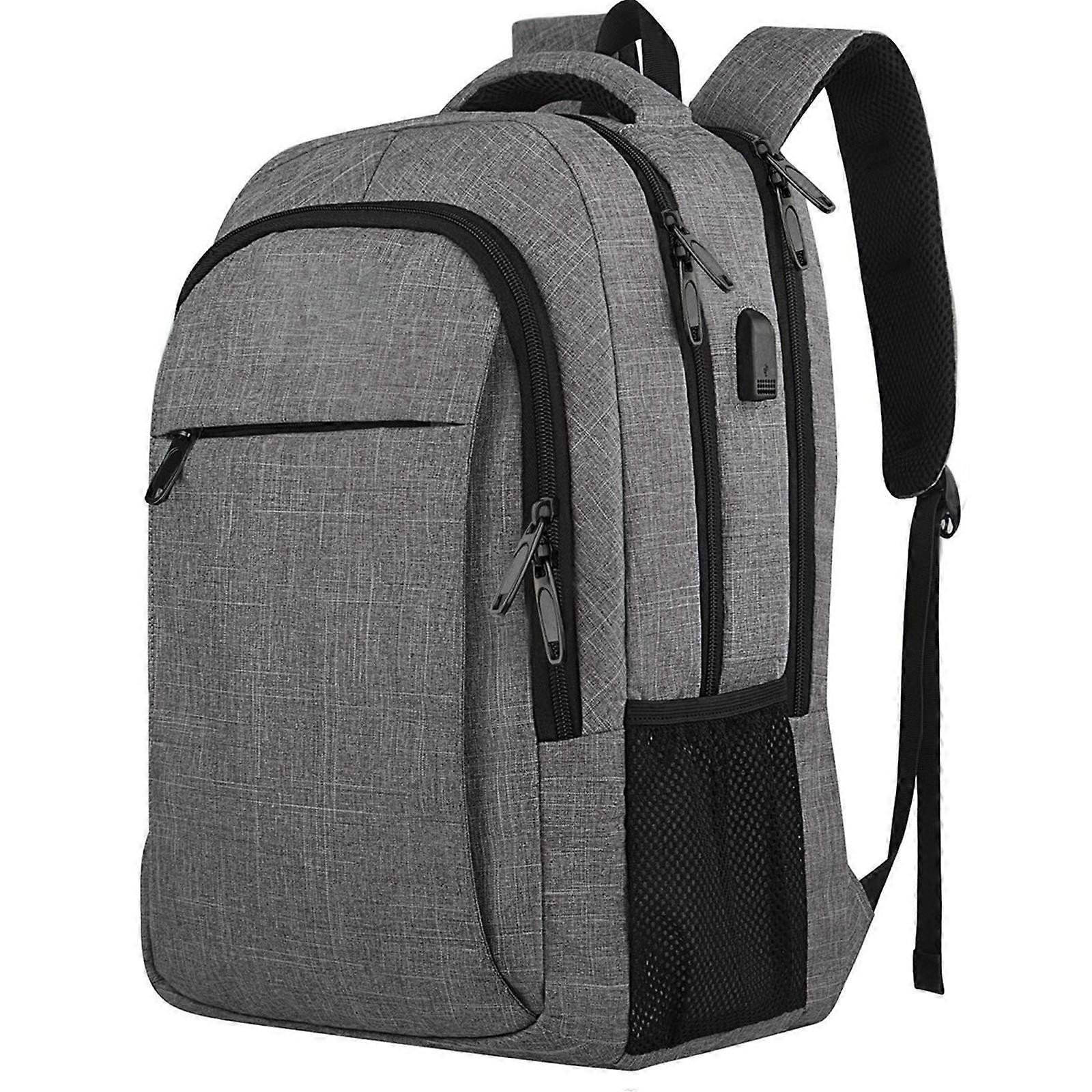Σακίδιο Laptop Ταξιδιού, Extra Large Business Backpack με θύρα φόρτισης USB, Αδιάβροχη τσάντα υπολογιστή