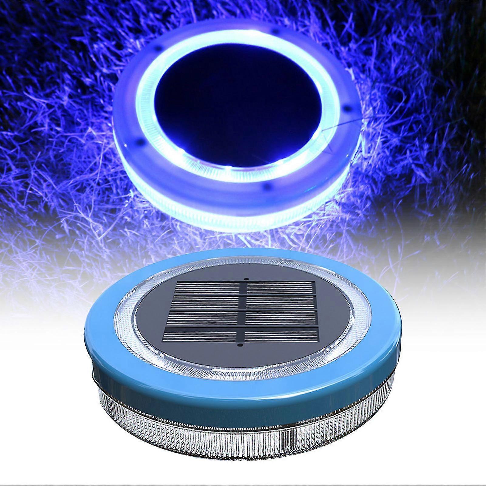 Solar Floating Pool Light Upgraded Waterproof Swimming Pool Lamp Outdoor Decorative Light Blue Led Floating Garden Pool Light