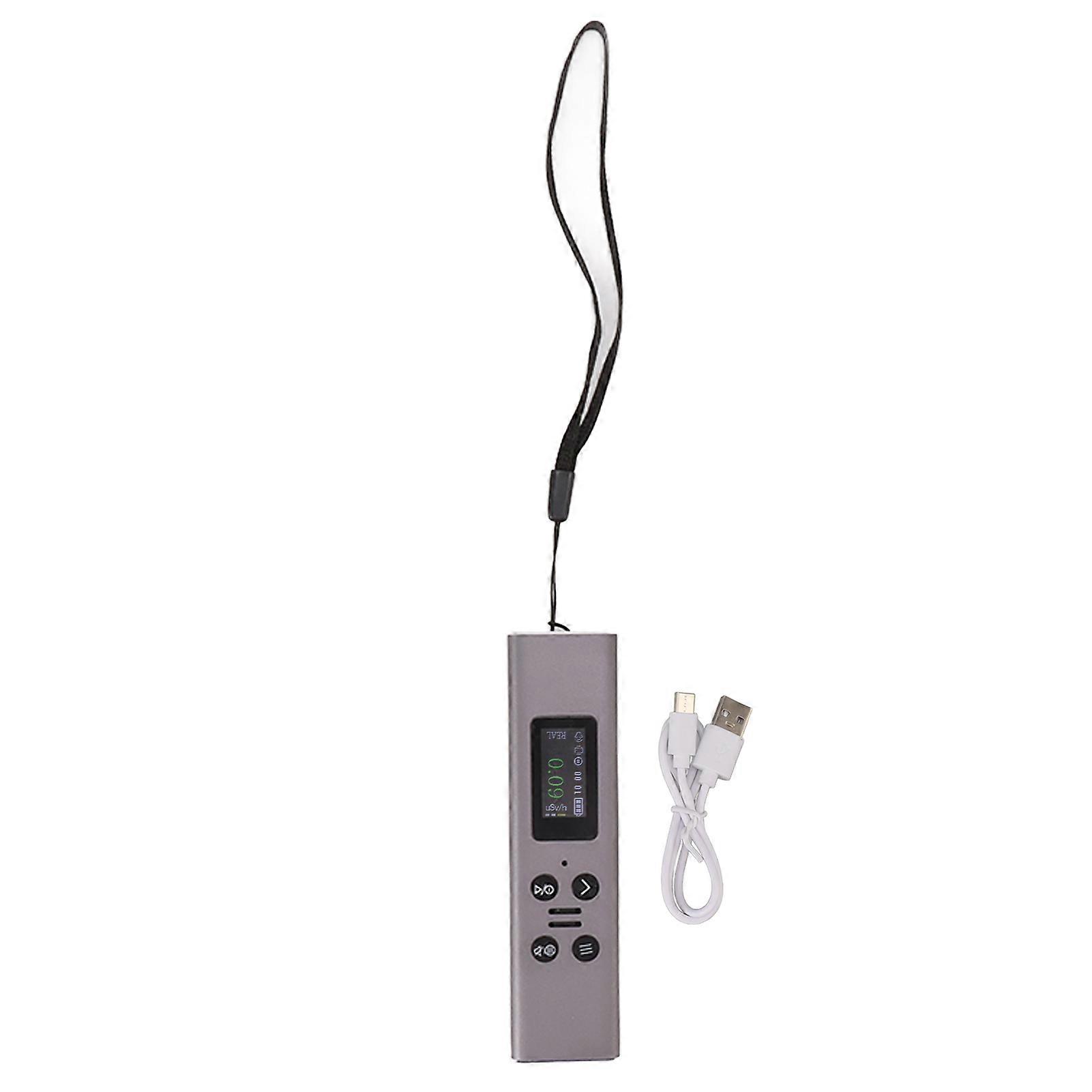 Nuclear Radiation Detector Handheld Portable Geiger Counter X Y  Radiographic Meter Gray Black