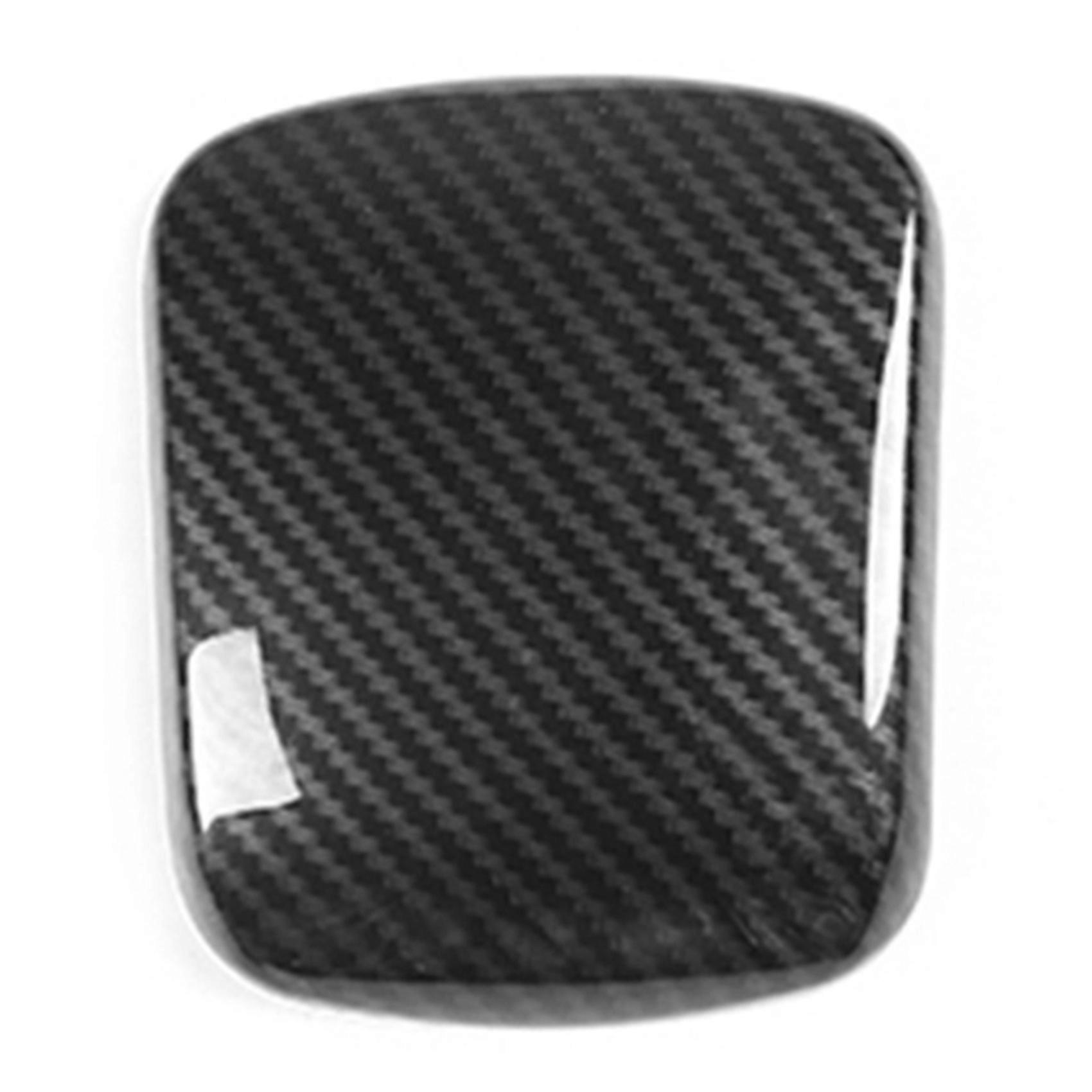 Car Carbon Fiber Center Control Armrest Box Head Cover Gear Head Cover Trim for Mercedes Benz GLB B Class 2020