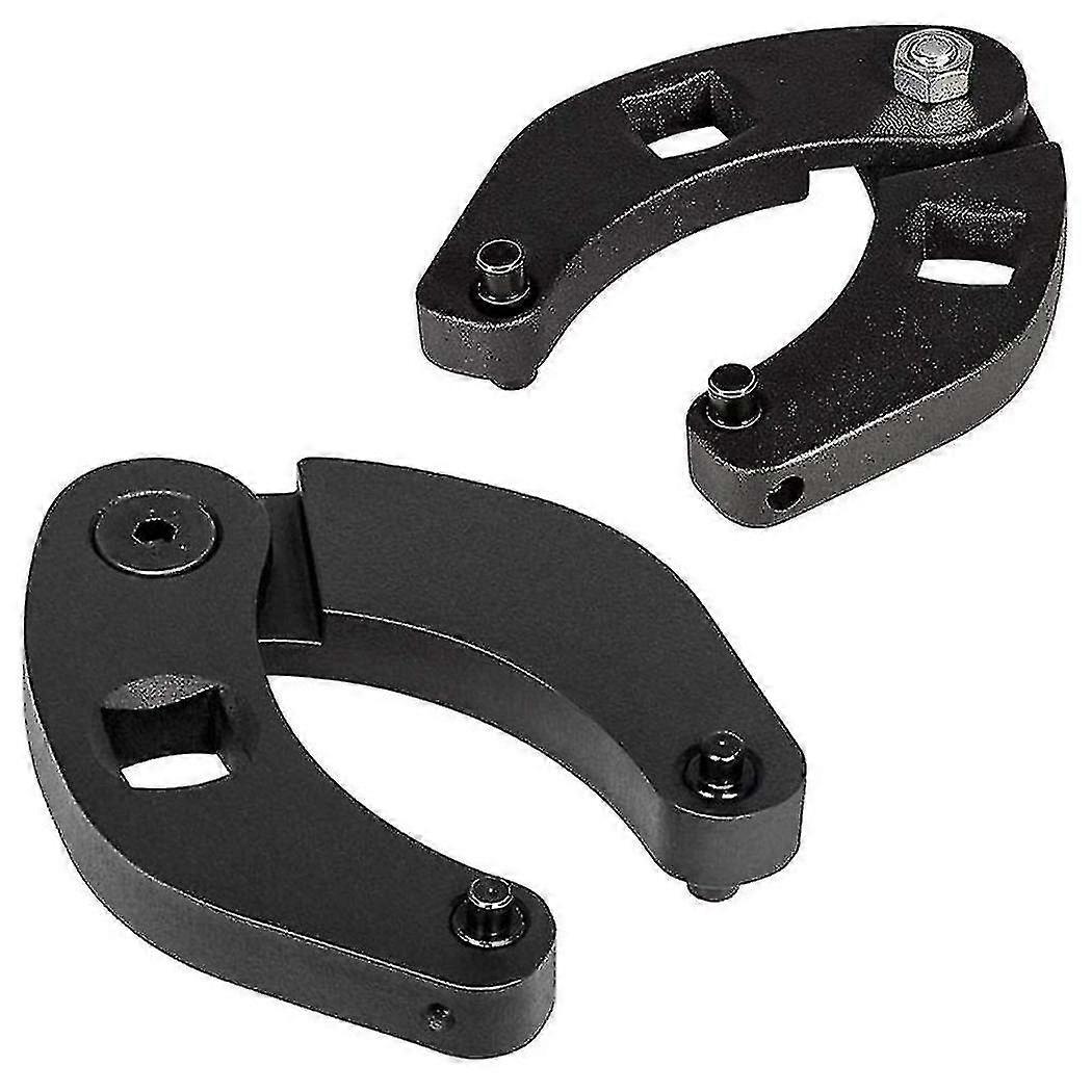 Large & Small Adjustable Gland Nut Spanner Wrench Set For Hydraulic Cylinders 1266 & 7463 (set Of 2