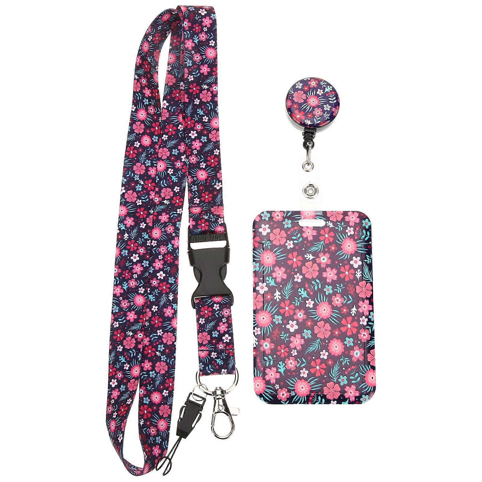 1 Set Working Badge Holder Bus Card ID Card Cover Entrance Guard Card Hanger