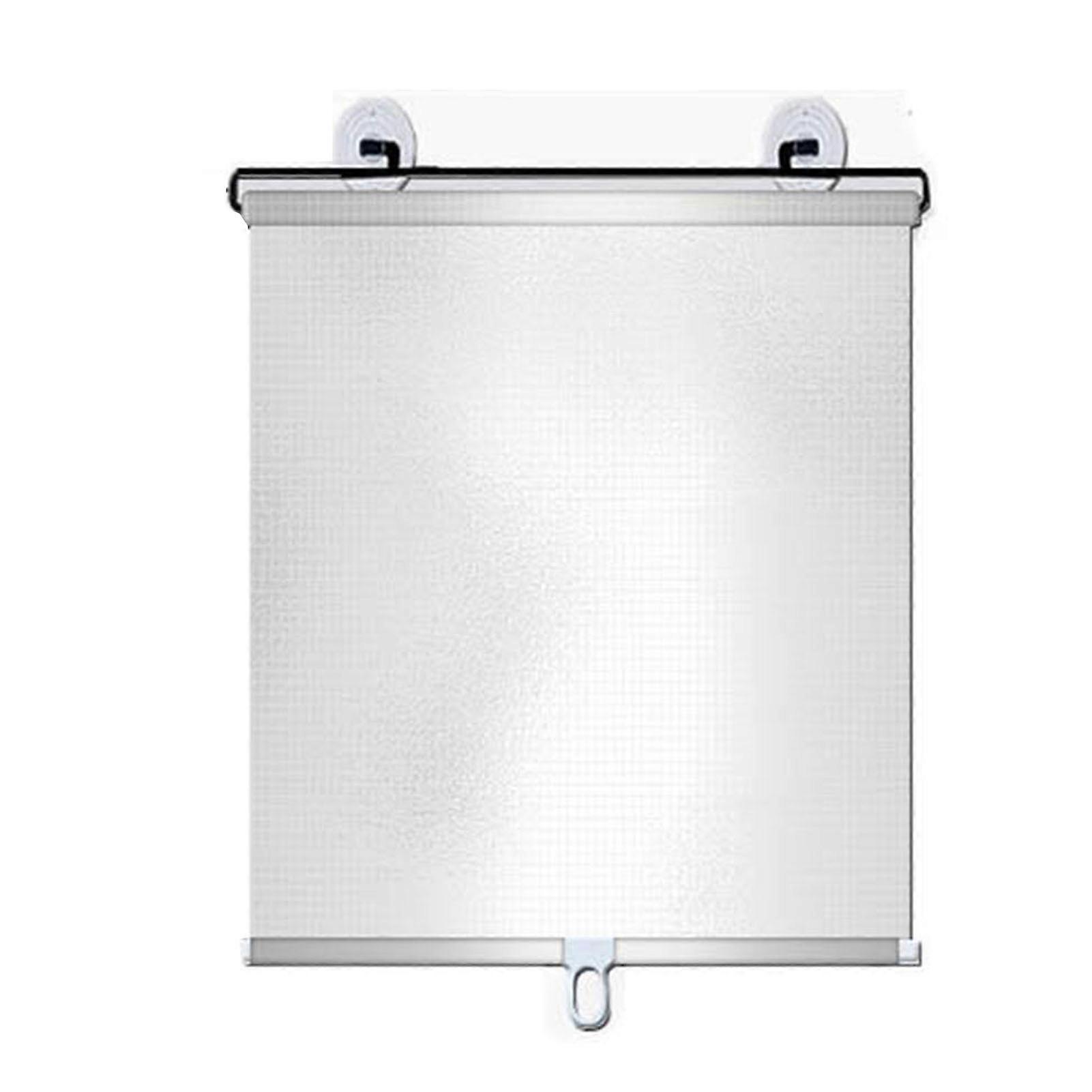 Car Retractable Curtains Windshield Sun Shade Blind Protectors Suction Cup Mounting Silver Plated Film YEMAA