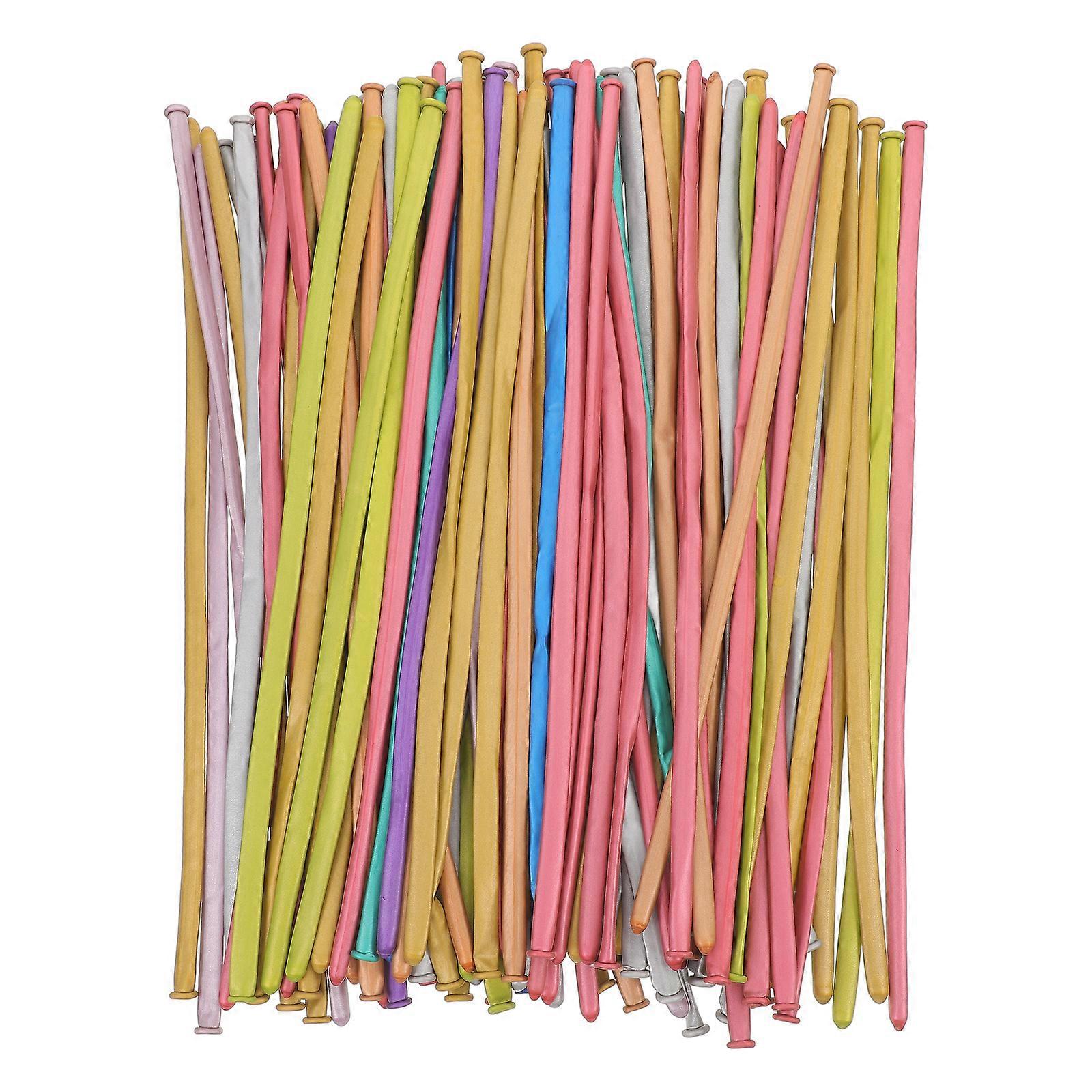 100pcs Long Twisting Balloons DIY Strip Modeling Latex Balloons Party DIY Decorations