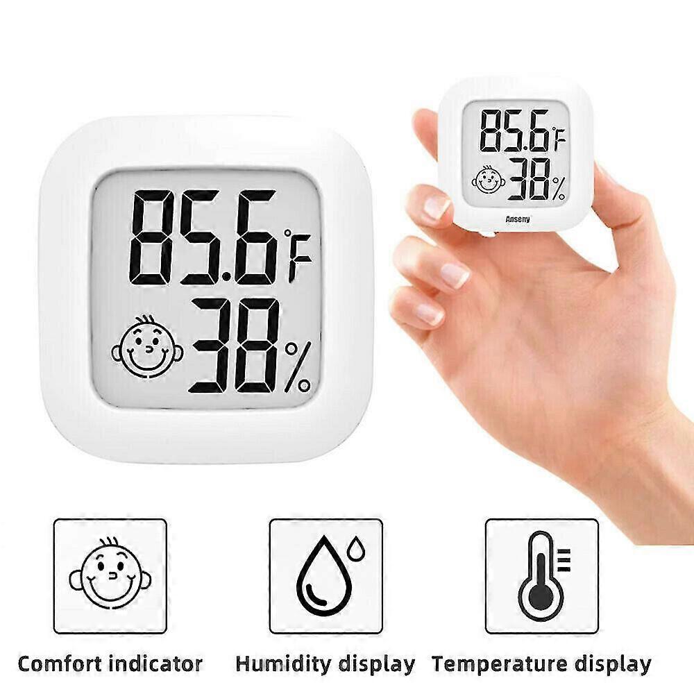 Indoor Thermometer LCD Digital Temperature Room Hygrometer Gauge Sensor Humidity