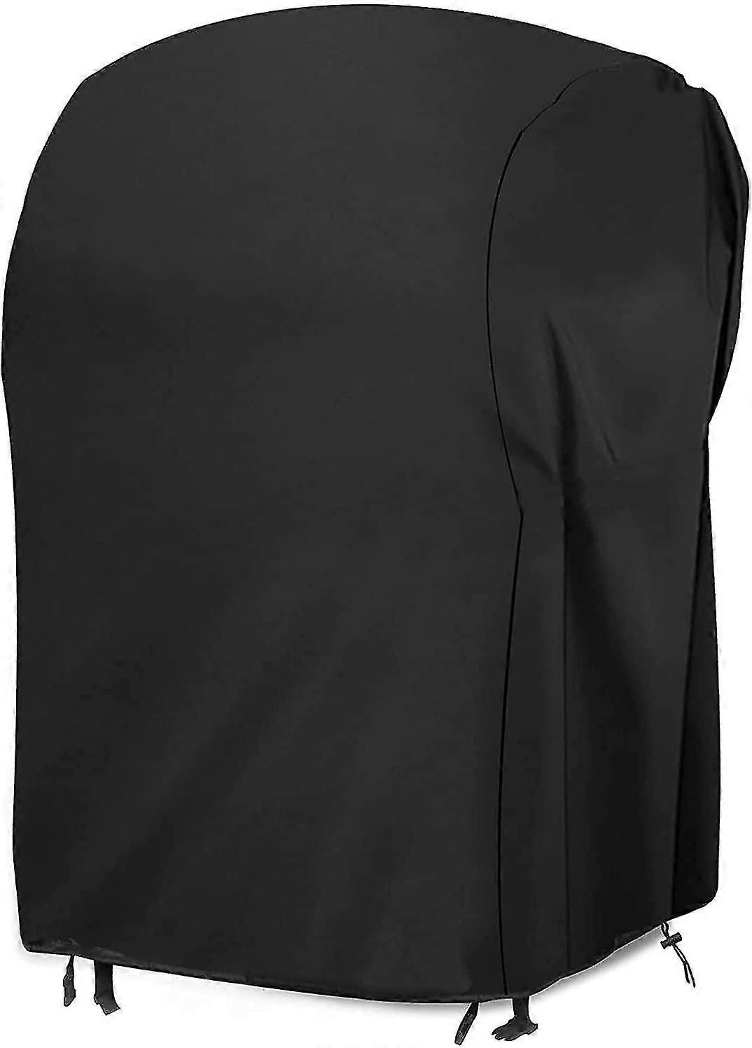 Round Barbecue Cover,spirit E210 Waterproof Plancha Protective Cover,adjustable Strap(77*67*110cm)