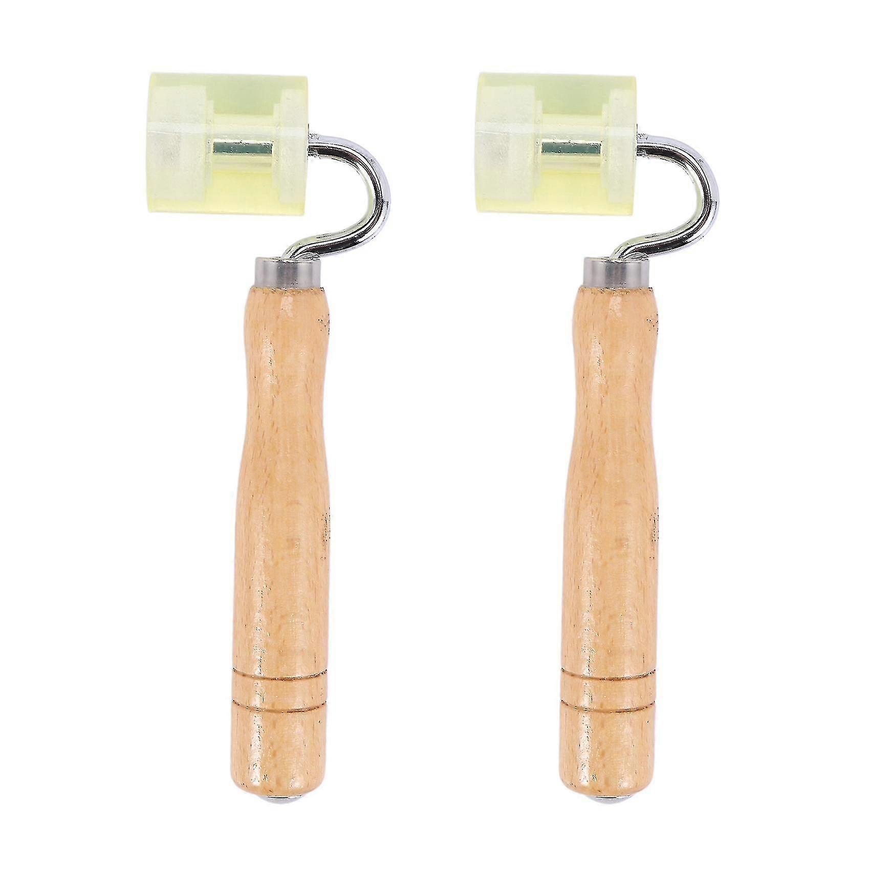 2x Rubber Seam Roller, Wallpaper Roller Sound Heat Insulation Mat Wallpaper Application Compatible With Process