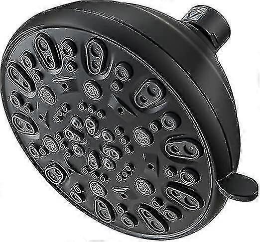 Retro High Pressure Shower Head Rain Fixed Showerhead With 5 Spray Setting
