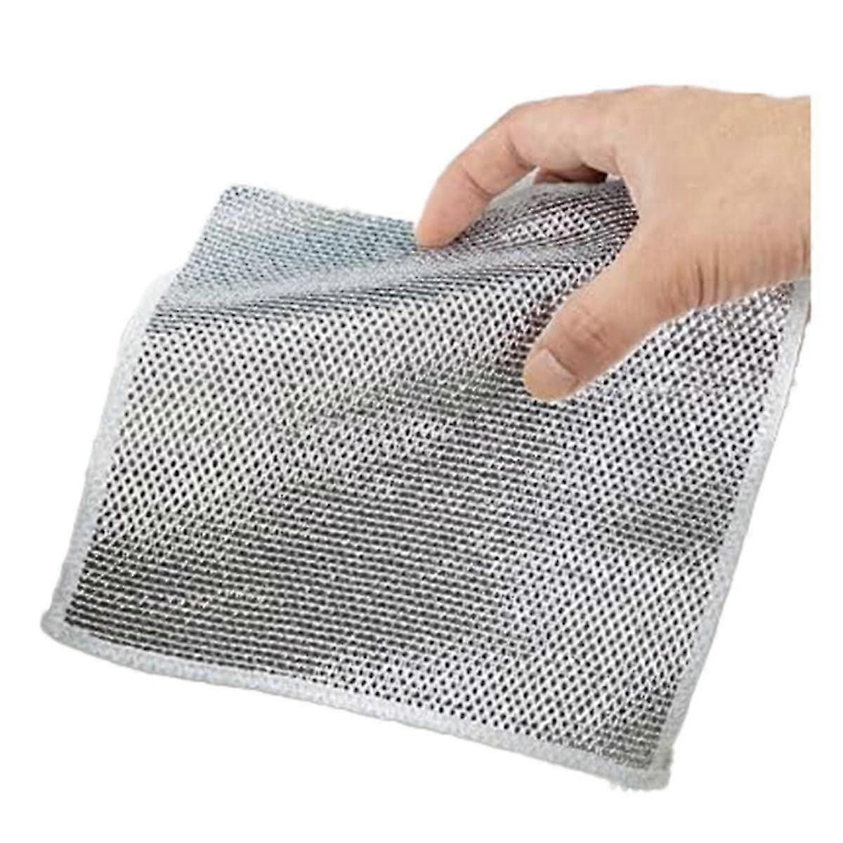 Anti-scratch Dishcloth,wet And Dry Use,scrubs And Cleans Dishes,sinks,counters, Stoves,easy Rinse,m