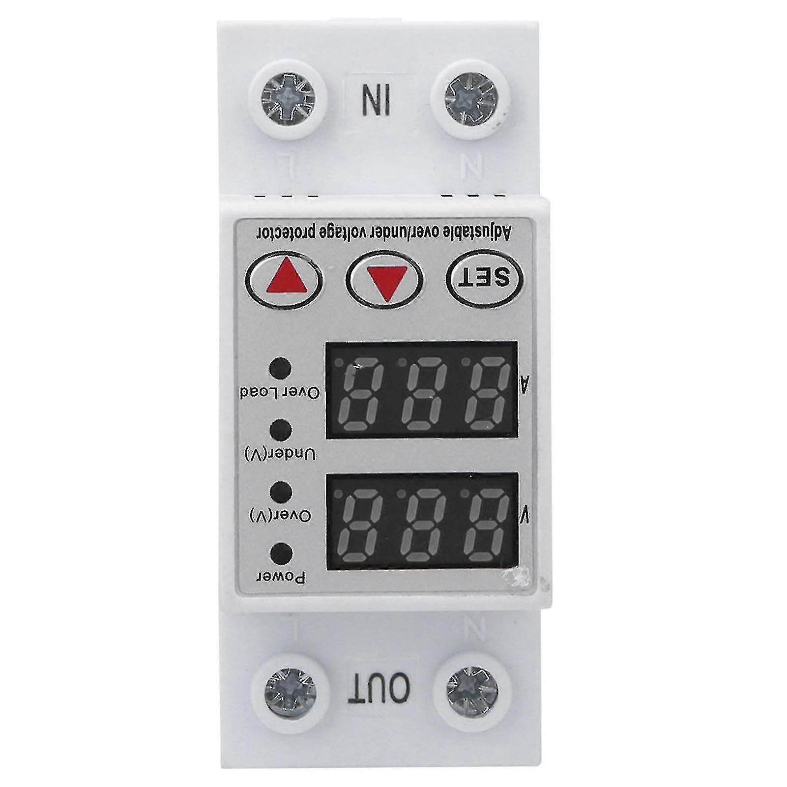 Intelligent Digital Over Voltage Overcurrent Protector BERM @ BEMS5-40A 230V 40A