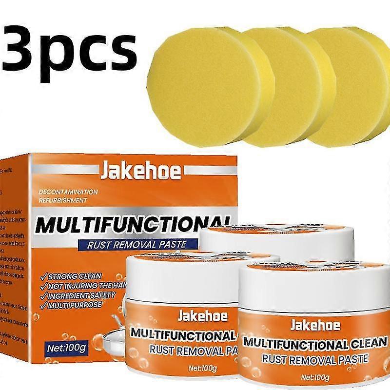 3x Multi-function Clean It All Effervescent Heavy Grease Cleaner Kitchen Tablet Stove Oven Powerful Stain Remover Foam Detergent