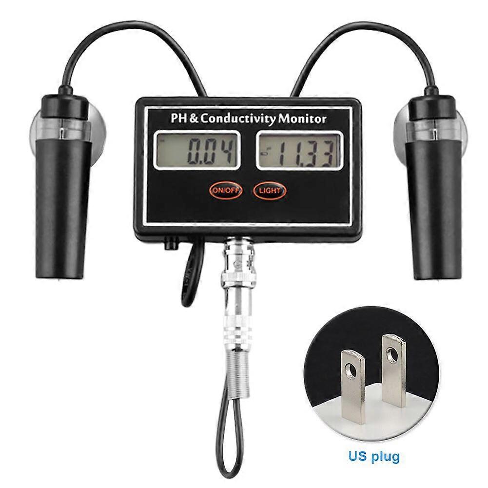 PH EC Pond Easy Read With Backlight Digital Display Home Professional For Aquarium Water Quality Tester Conductivity Monitor