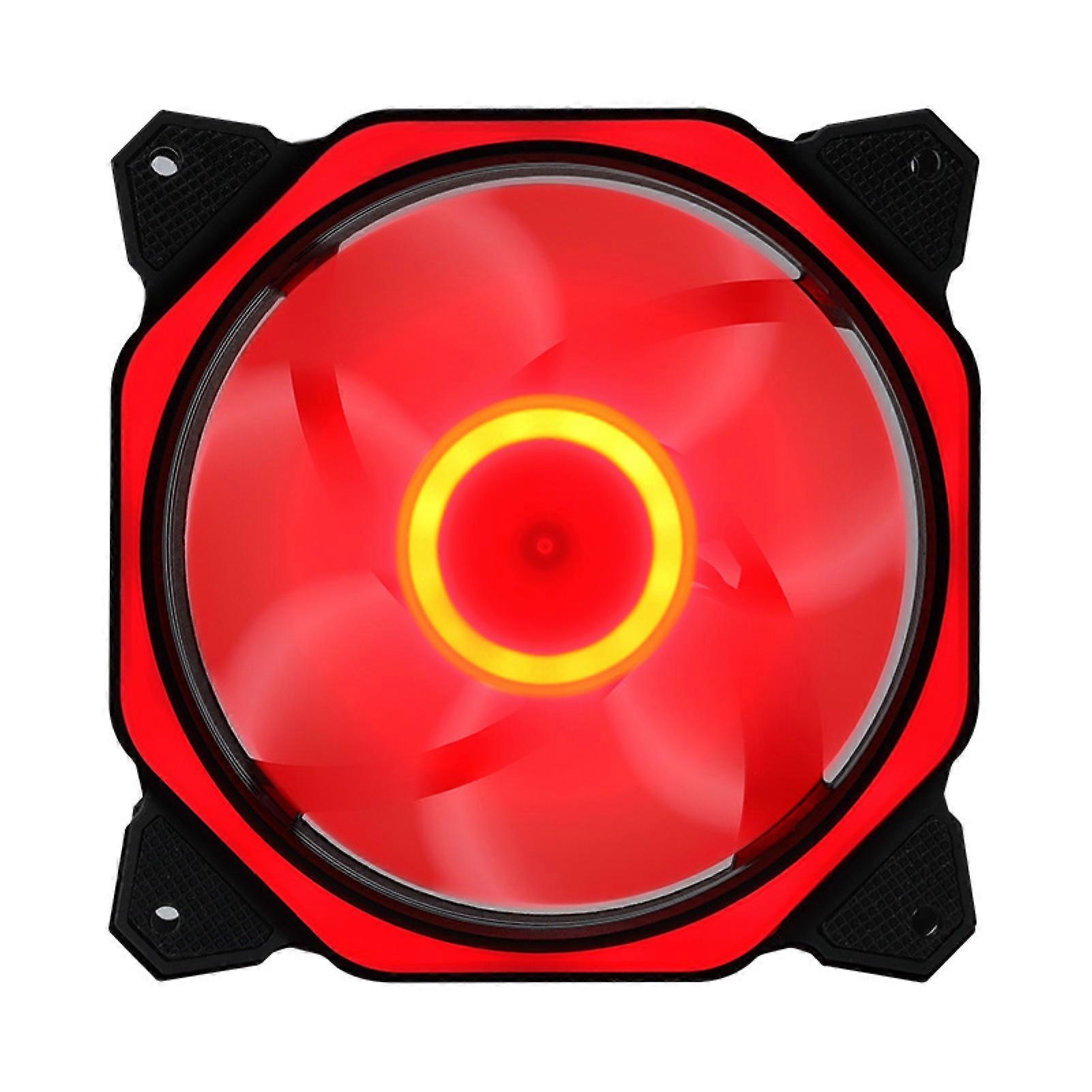 RGB Case Fan Low Noise 12cm Portable LED Universal PC Cooling Fan for Computer
