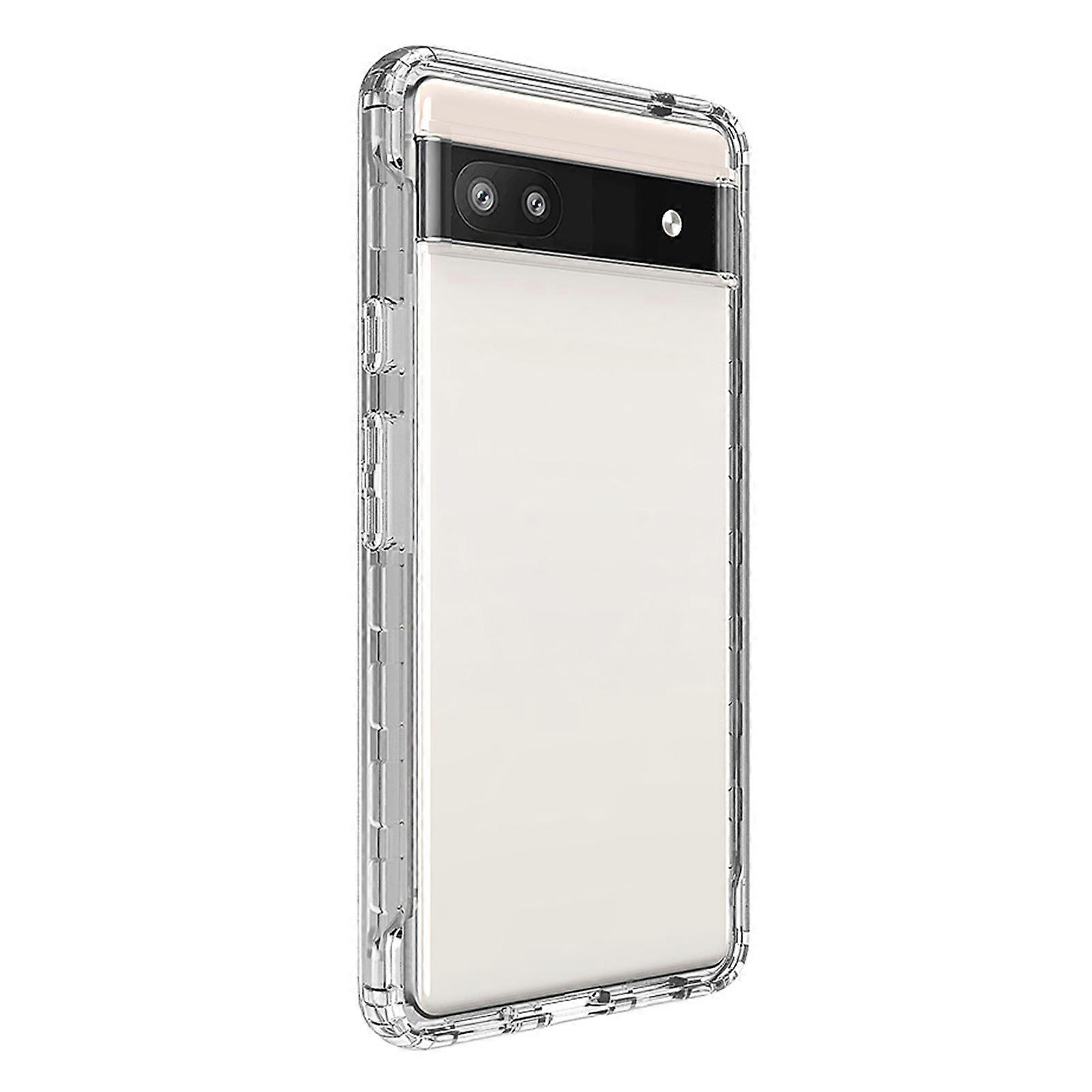 for Google Pixel 6/7 Pro Case Phone Protector Anti-drop Transparency 2 Layers Structure High Elasticity Phone Back Cover for Google Pixel 6//6A/7 Pro