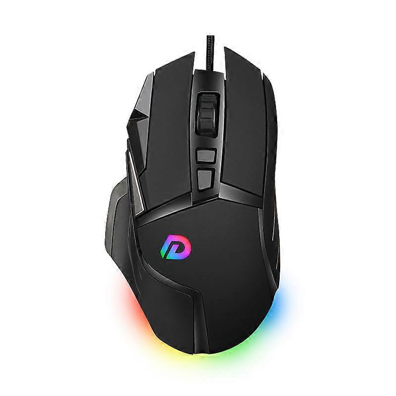 Wired gaming mouse with counterweight mouse programming mouse