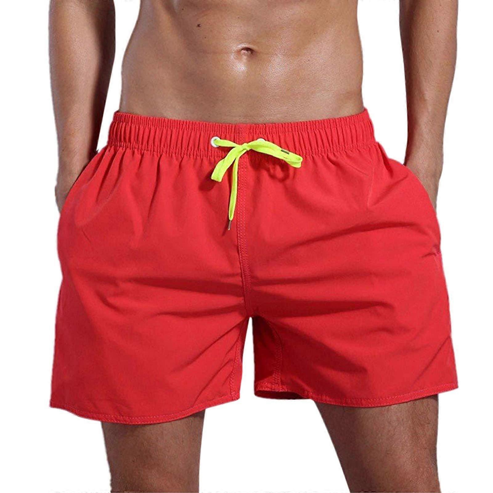 Mens Linen Blend Shorts Striped Elastic Waist Drawstring 7 Inch Inseam Beach Shorts with Pockets 2024 New