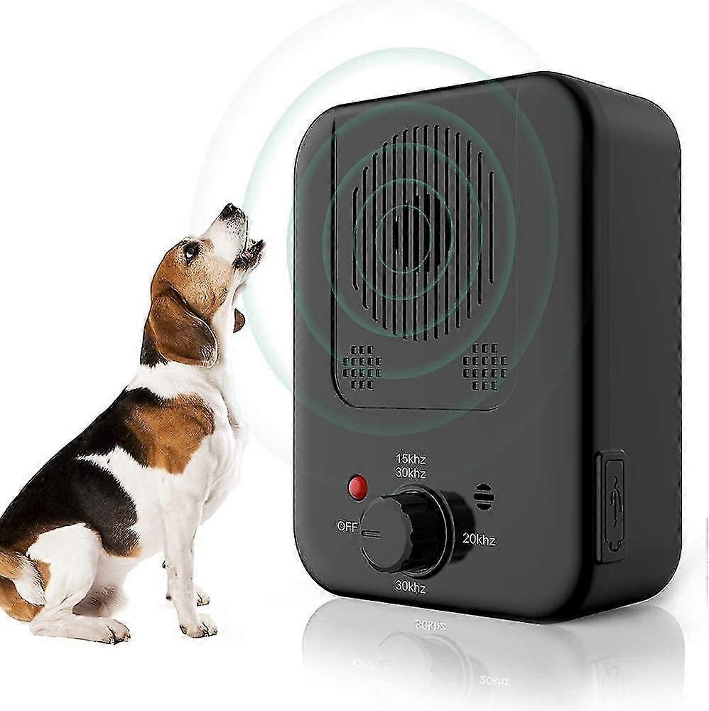 2024 Dog Anti Bark Device Adjustable Frequency 3 Ultrasonic Anti Bark Device Dog Training Anti Bark