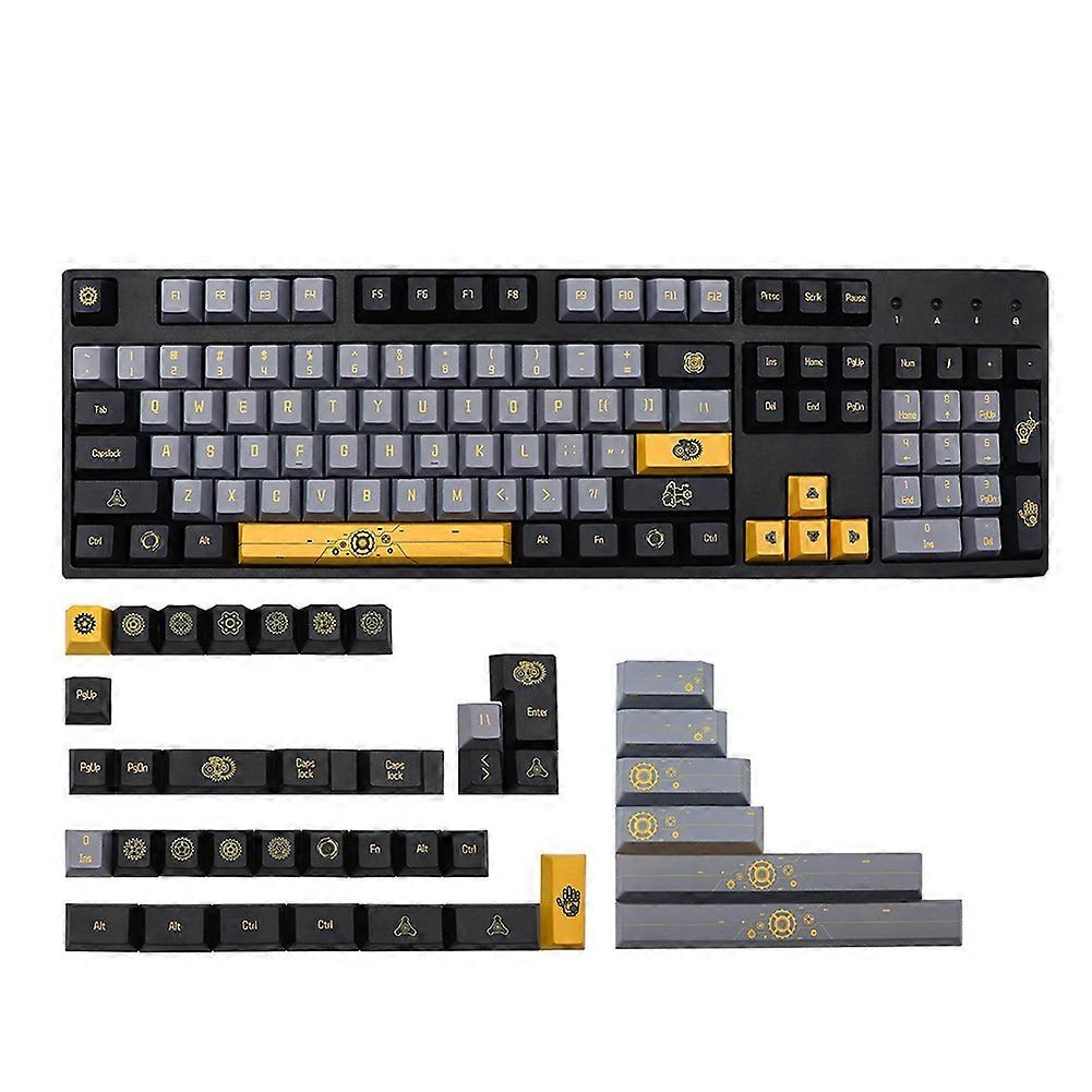143 Key Mechanical Theme Keycap Pbt Cherry Keycaps for Gk61/64/NJ68/75/84/87/96/980/108 Mechanical