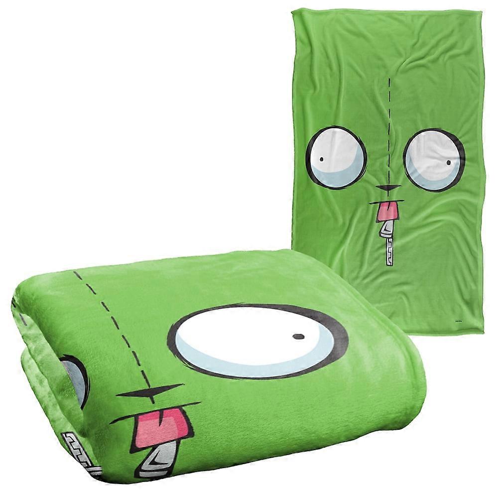 Invader Zim Deka, Invader Zim Gir Face Silky Touch Super Soft Throw Dekafsgyde270