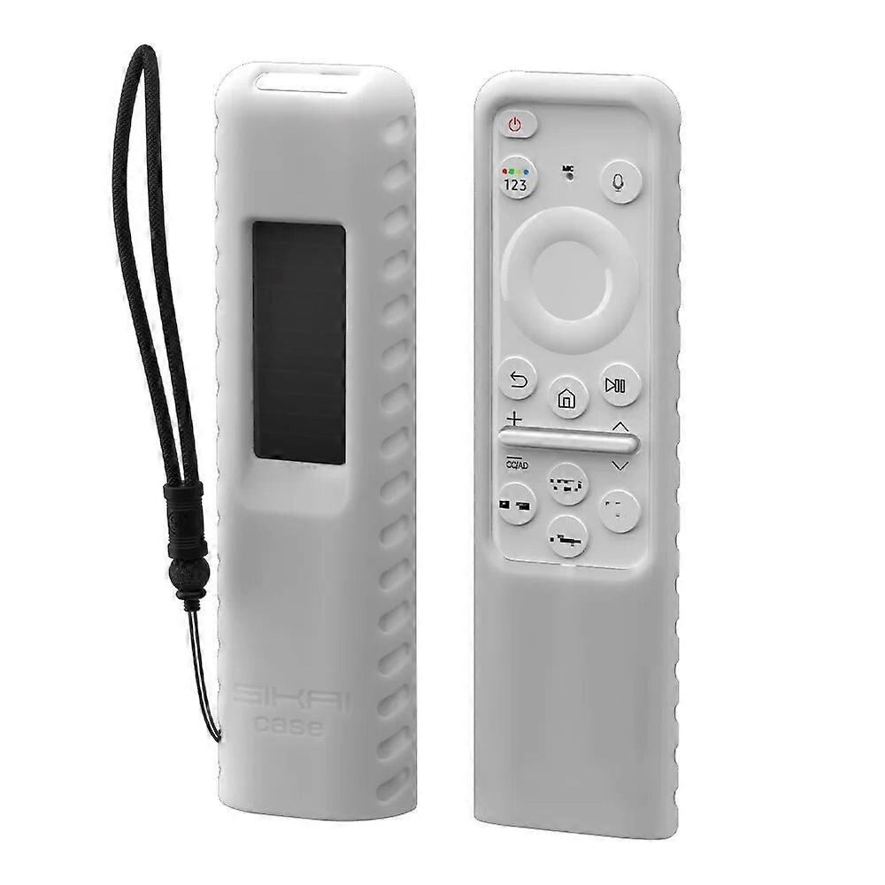 Housse de télécommande SIKAI pour charge solaire 2023 TM2360E TM2361E housse en silicone pour télécommande TV Samsung BN59-01432A