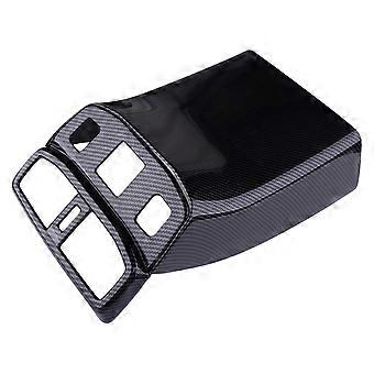Black Carbon Fibre Style Car Rear Seat Air Vent …