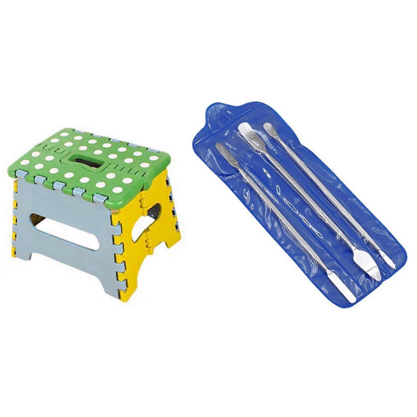 1pcs Folding Step Stool Chair Seat Compatible With Home Bathroom Small Bench