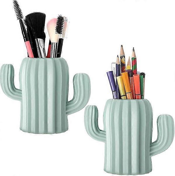 Cactus Pen Holder Set for Desktop Supplies