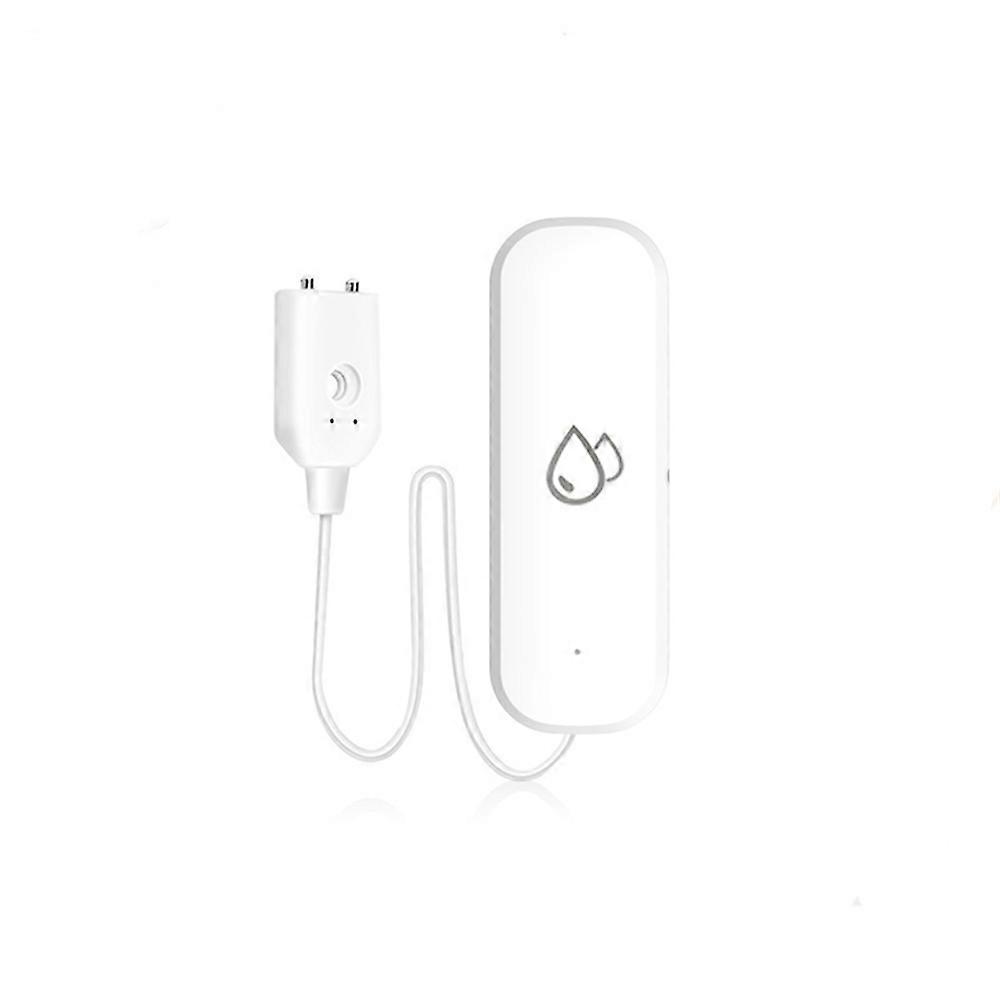 Tuya WiFi Smart Water Leak Sensor Sound Alarm System Water Overflow Level Detector Flood Leakage Security Protection Smart Home