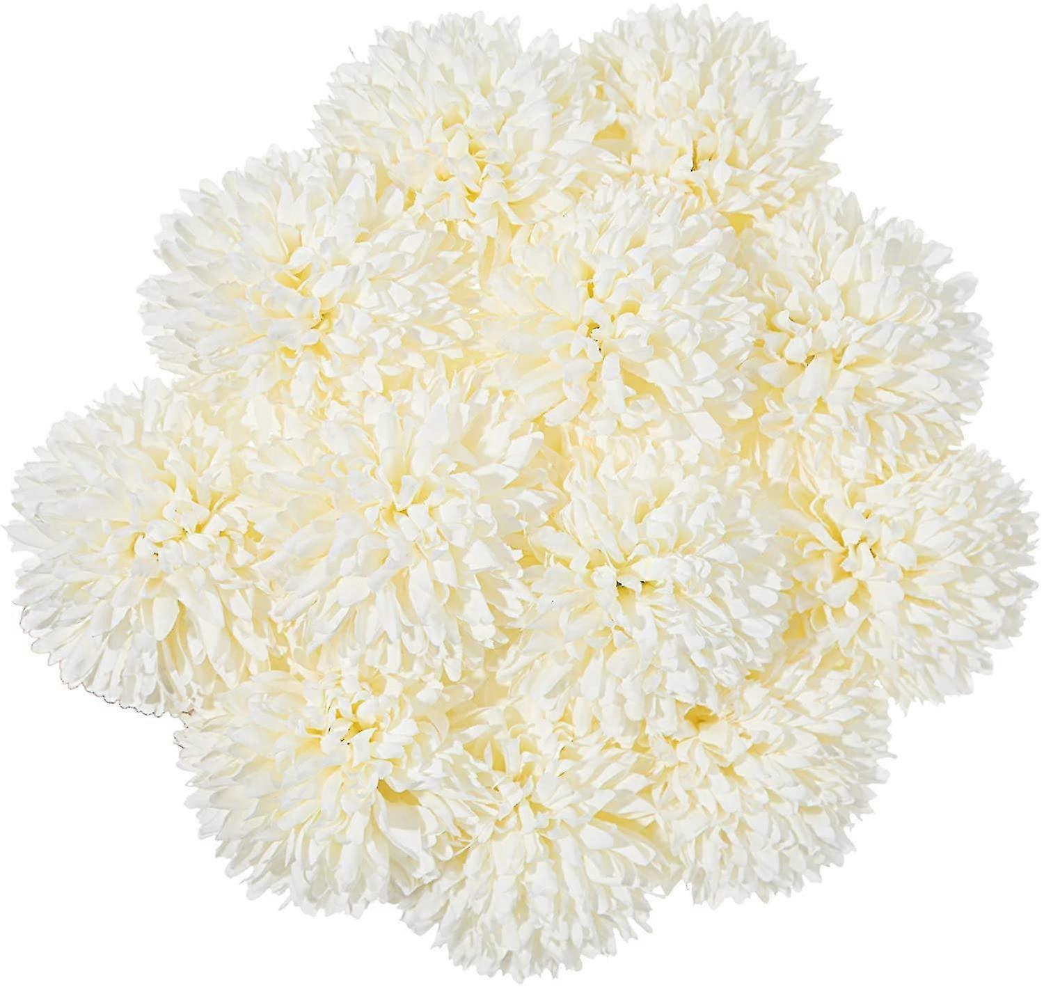Flores de seda com hastes, centros florais artificiais para decorações