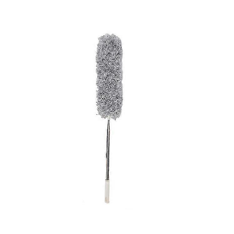 Feather Duster Extendable, 100 Inches Microfiber Duster Cleaning Steel Telescopic Duster Feather Duster