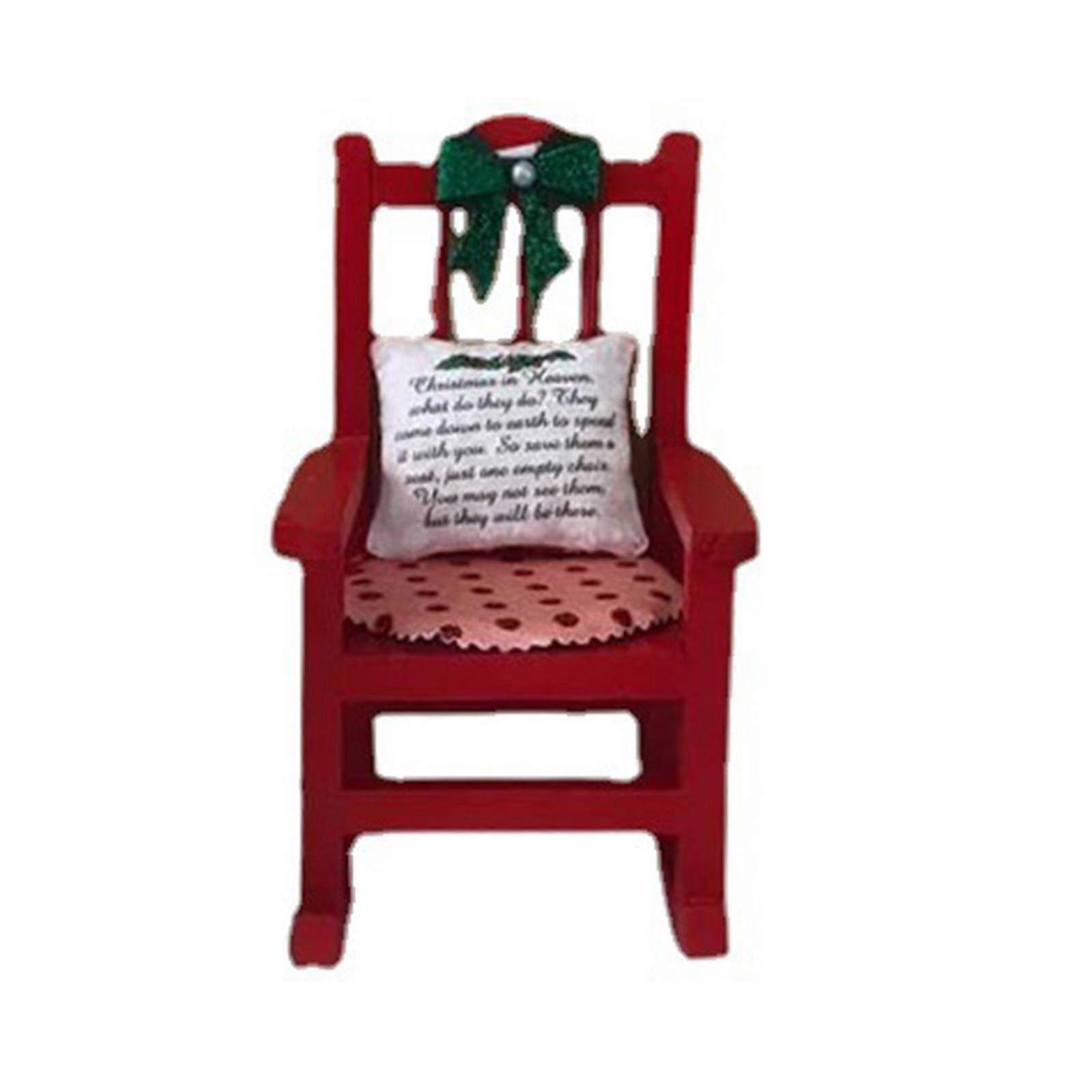 Mini Rocking Chair Swing Rocking Chair Model Toys For Scene Ornament 3 Colors