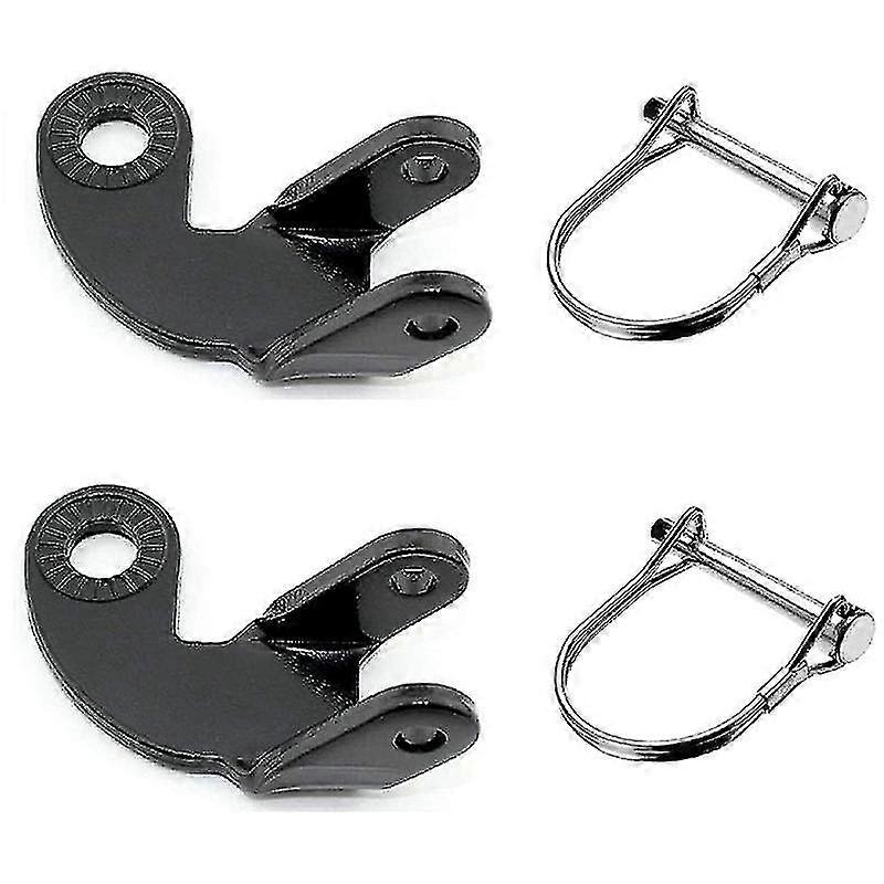 2pcs Bike Trailer Coupler Attachment 135 Degree Hitch Coupler