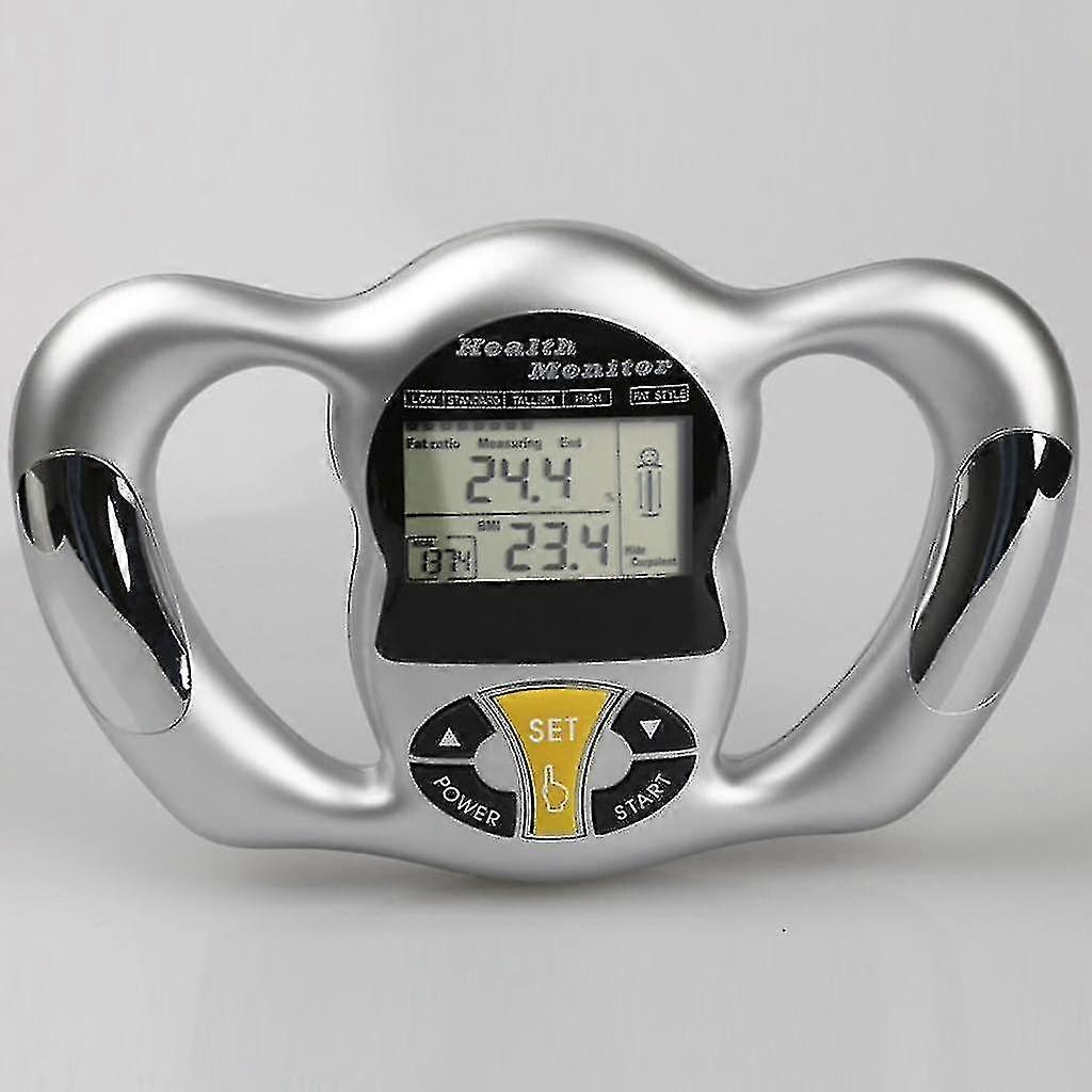 Body Fat Meter Handheld Digital Body Fat Analyzer Health Monitor