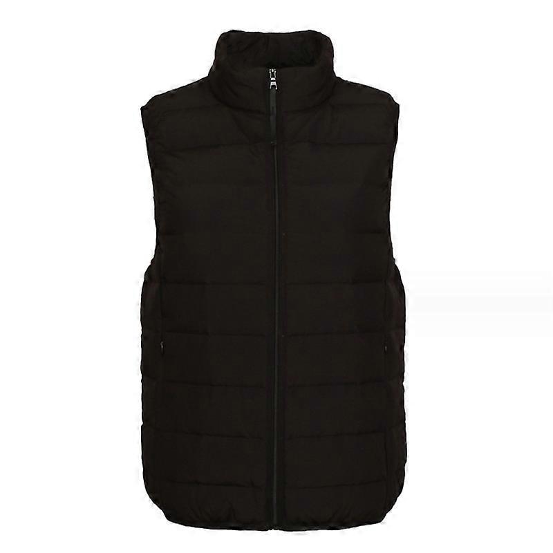 Women's Lightweight Water-Resistant Packable Puffer Vest Stand Collar