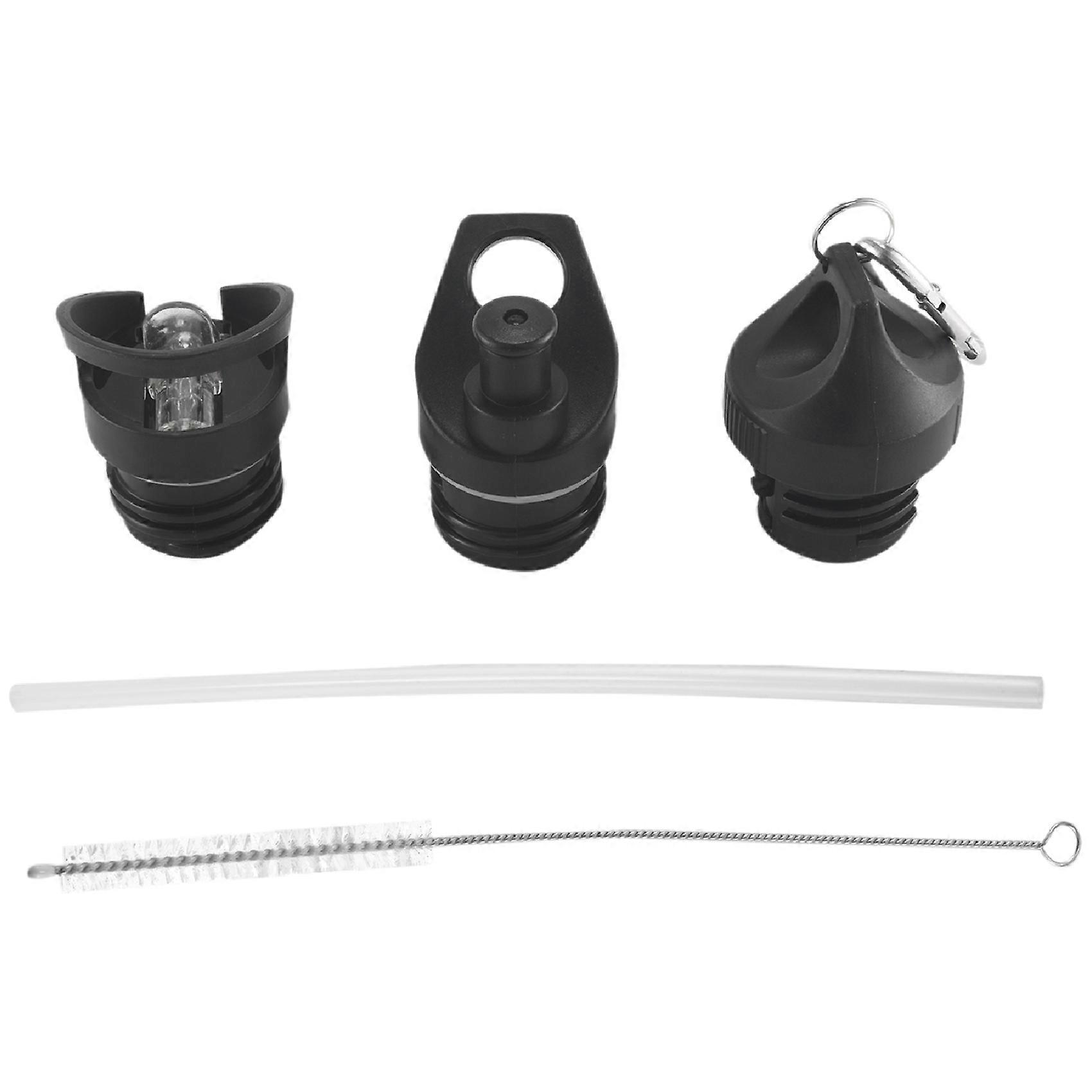 Lids Bundle for Standard Mouth Water Bottle Includes Straw Lid Bite Valve and Twist Lid. Perfectly