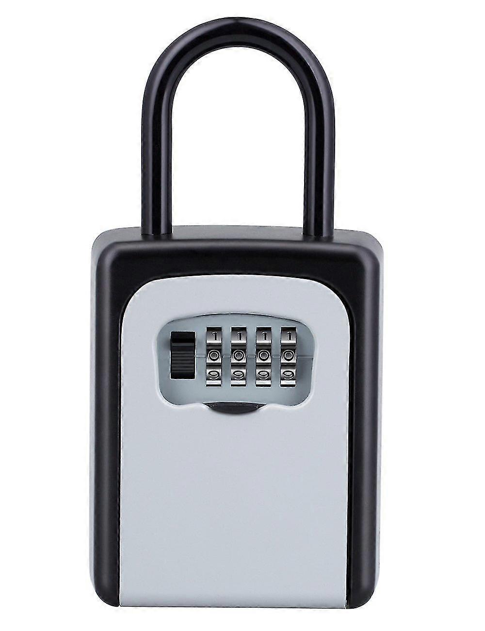 Combination Key Lock Portable Key Safe (gray) (1pcs)