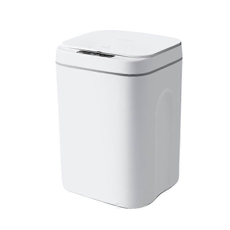 Smart Touchless Motion Sensor Trash Can 3.7 Gallons Bathroom Trash Can with Lid Automatic Trash Can