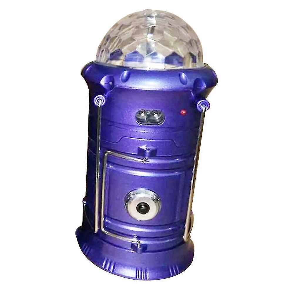 3-in-1 Portable Rechargeable Stage Light Flashlight Flame Effect Lamp Tent Lights