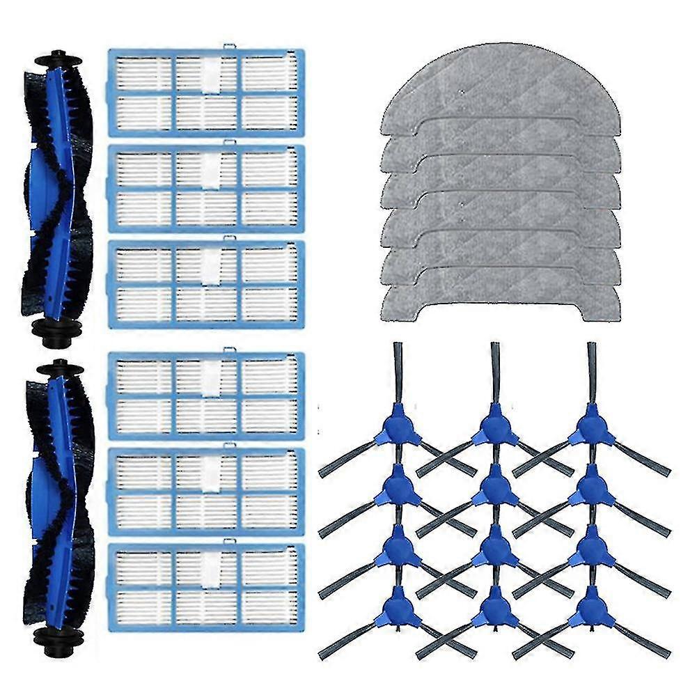 Compatible With Proscenic 850t Robotic Main Spin Brush Hepa Filter Mop Pad