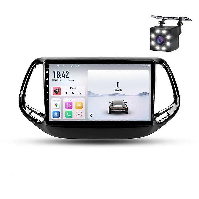 Car Radio Android For Jeep Compass 2 MP 2016 - 2018 Multimedia Player Stereo Auto