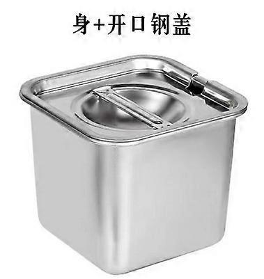 Stainless Steel Ice Cream Container Homemade Ice Cream Yogurt and Cold Desserts Easy to Clean Airtight Ice Cream Box with Lid